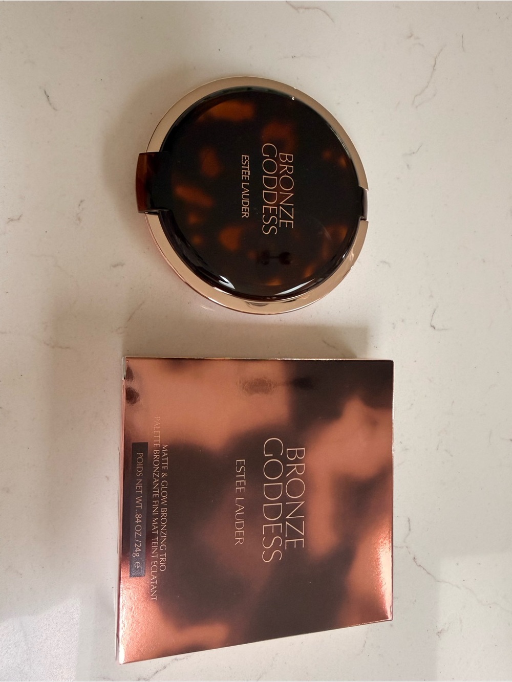 Estée Lauder Bronze Goddess Matte & Glow Bronzing Trio 01 Mirage NIB - Picture 5 of 5